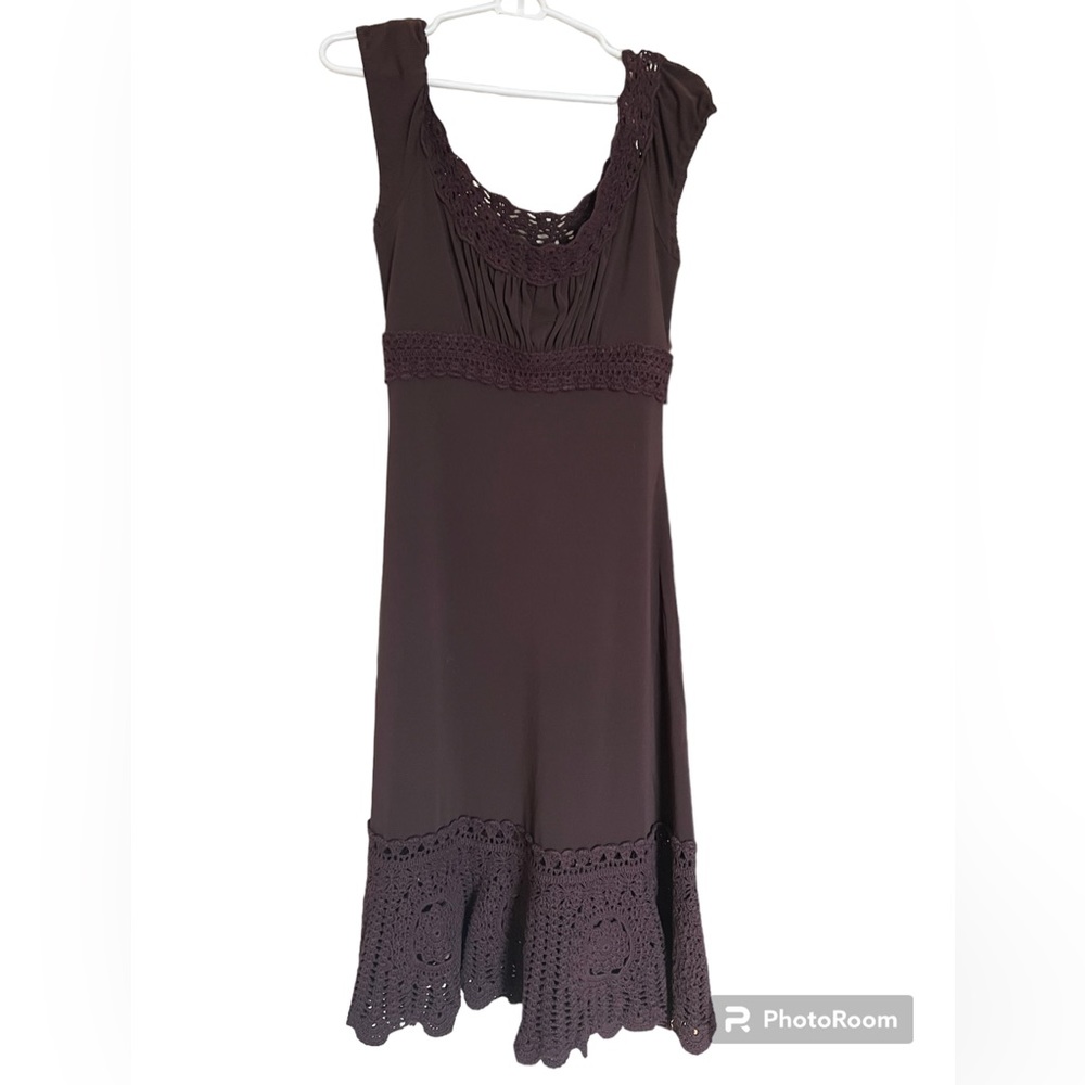 BCBG  brown dress size S. Mint condition.